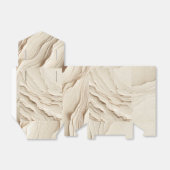 Ballotins Mariage Texturé Bohème Crème d'Ivoire (Déplié)