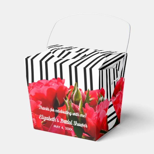 Ballotins Mariage Thème Derby Roses Rouges À Emporter (Verso)