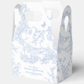 Ballotins Mariage toile de Jouy chinoiserie bleue (Ouvrir)