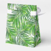 Ballotins Mariage Tropical Palm Leaf Personnalisé (Arrière)