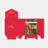 Ballotins Mariage Tulipe texturé (Déplié)