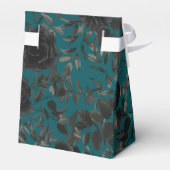 Ballotins Mariage Turquoise Rose noir (Arrière)