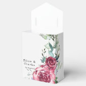 Ballotins Mariage végétal rose et bourguignon (Ouvert)