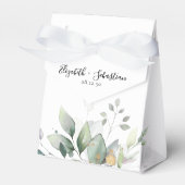 Ballotins Mariage vert feuille Eucalyptus (Verso)