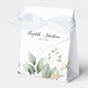 Ballotins Mariage vert feuille Eucalyptus