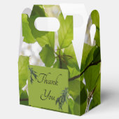 Ballotins Mariage vert Feuille Gable Ballotin (Ouvert)