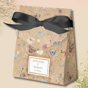 Ballotins Mariage vintage Boho Butterfly Garden