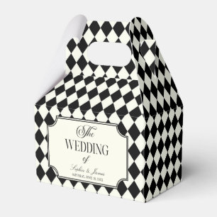 Ballotins Mariage Vintage Noir Ivoire Luxe Ancien