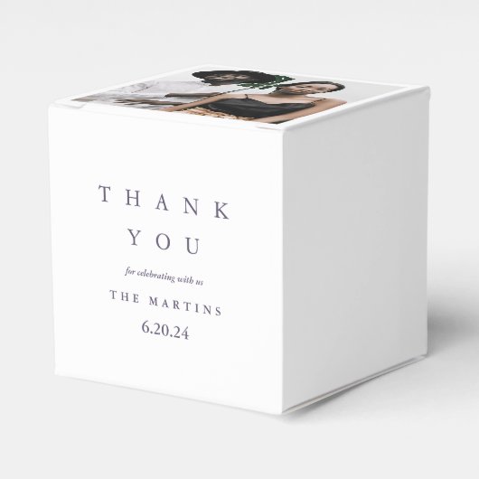 Ballotins Mariage violet Merci photo personnalisé (Verso)