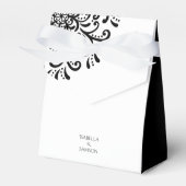 Ballotins Mariage Whimsical noir et blanc (Verso)