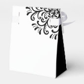 Ballotins Mariage Whimsical noir et blanc (Arrière)