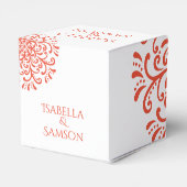 Ballotins Mariage Whimsical Orange Rouge (Arrière)