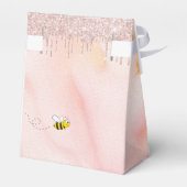 Ballotins Mariée douche de mariée rose abeille pailletée flo (Arrière)