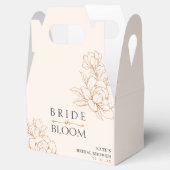 Ballotins Mariée en Fête des mariées Brown de fleurs Tan (Ouvert)