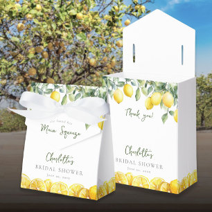 Ballotins Mariée gâteau de mariage aquarelle citrons enterre