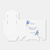 Ballotins Mariée Iris Bleu Future Bride Cadeau de Mariage (Déplié)