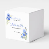 Ballotins Mariée Iris Bleu Future Mariée Cadeau de Mariage (Verso)