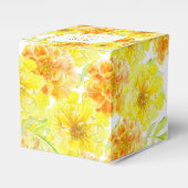 Ballotins marigolds mariage aquarelle jaune orange (Verso)