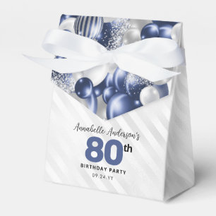 Ballotins Marine Bleu Parties scintillant de ballon d'argent