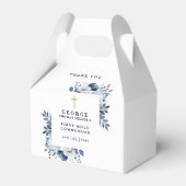 Ballotins Marine Bleue Botanique Moderne Sainte Communion (Arrière)