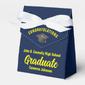 Ballotins Marine Blue Jaune Graduation Party Custom (Verso)