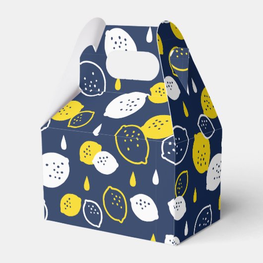 Ballotins Marine Blue Lemon Art - Refresh Citrus Design (Arrière)