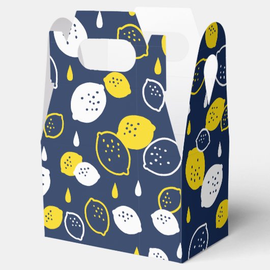 Ballotins Marine Blue Lemon Art - Refresh Citrus Design (Ouvert)