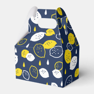 Ballotins Marine Blue Lemon Art - Refresh Citrus Design
