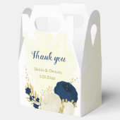 Ballotins marine & fleurs blanches or mariage botanique (Ouvert)