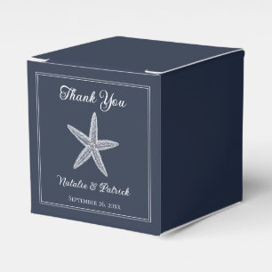 Ballotins Marine Starfish Mariage Favor Boxes