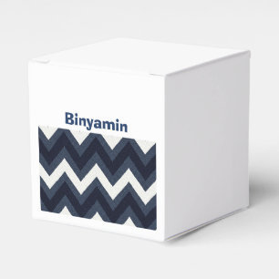 Ballotins Marine zigzag upsherin ballotin Avec nom