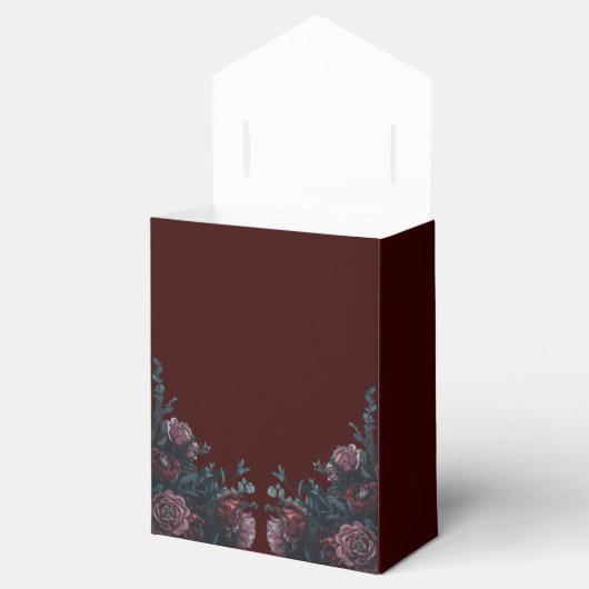 Ballotins Maroon foncé Mauve Gothique Mariage élégant (Ouvert)