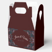 Ballotins Maroon foncé Mauve Gothique Mariage élégant (Ouvert)