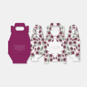 Ballotins Maroon Rose Wedding (Déplié)