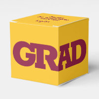 Maroon sur Jaune Gold Graduation Party