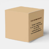 Ballotins Marque d'entreprise sur petit carton couleur Brown (Arrière)