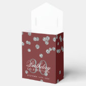 Ballotins Marsala Merci en argent 30e anniversaire Confetti (Ouvert)