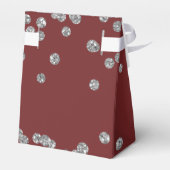 Ballotins Marsala Merci en argent 30e anniversaire Confetti (Arrière)