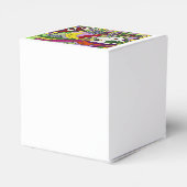 Ballotins Masque de plumes de Mardi Gras psychédélique (Arrière)