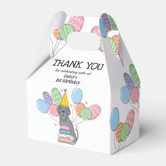 Ballotins Mastiff Chien bleu napolitain Merci (Verso)