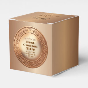 Ballotins Médaille de bronze réaliste 3D personnalisable et