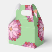 Ballotins Médaillon asiatique rose pastel Floral (Arrière)