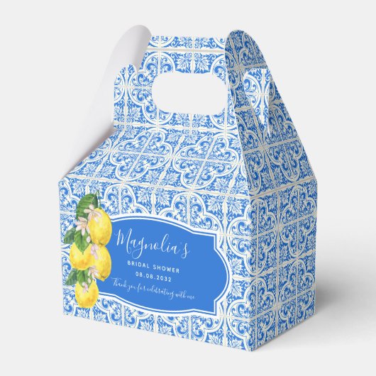 Ballotins Mediterranean Lemon Mariage Shower (Verso)