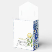 Ballotins Méditerranéen Carrelage Bleu Citron Mariage Cérémo (Ouvert)