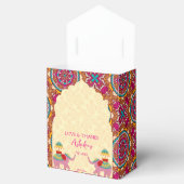 Ballotins Mehndi mignon éléphants mariages indiens rose (Ouvert)