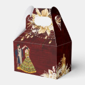 Ballotins Mehndi Sangeet mariage indien couple de danse (Arrière)