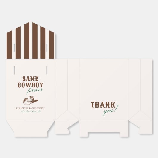 Ballotins Même Cowboy Forever Bachelorette Week-end (Déplié)