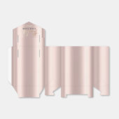 Ballotins Merci 16e Rose nuptiale or rose brillant chic (Déplié)