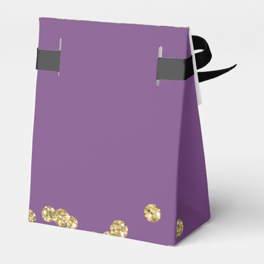 Ballotins Merci 18e anniversaire Parties scintillant d'or Co (Arrière)