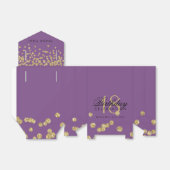 Ballotins Merci 18e anniversaire Parties scintillant d'or Co (Déplié)